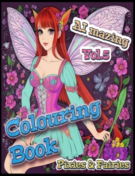 Paperback AI Mazing Volume 5 Colouring Book: Pixies & Fairies Book