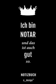 Notizbuch f�r Notare / Notar / Notarin: Originelle Geschenk-Idee [120 Seiten kariertes blanko Papier]