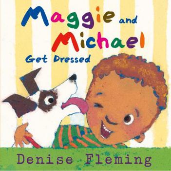 Hardcover Maggie and Michael Get Dressed Book