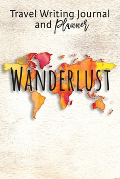 Paperback Travel Writing Journal and Planner Book