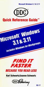 Paperback Quick Reference Guide: Microsoft Windows 3.1 Book