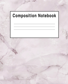 Composition Notebook: Rock Light Pink