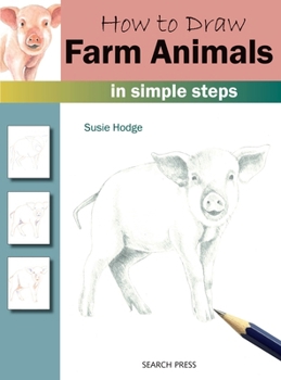 Paperback How to Draw Farm Animals in Simple Steps Book