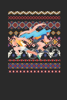 Christmas Sweater - Triathlon: Dotted Bullet Notebook – Christmas Gift for Kids, Women, Men Girls And Boys