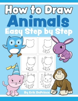 Paperback How To Draw Animals Easy Step By Step Book