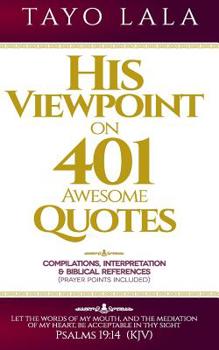Paperback His Viewpoint on 401 Awesome Quotes Book