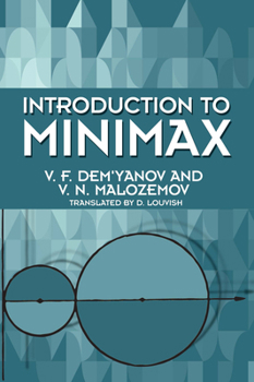 Paperback Introduction to Minimax Book