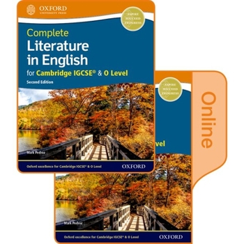 Paperback Complete Literature in English for Cambridge Igcse & O Level: Print & Online Student Book Pack Book
