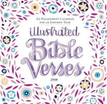 Calendar Illustrated Bible Verses Engagement Calendar 2018 Book