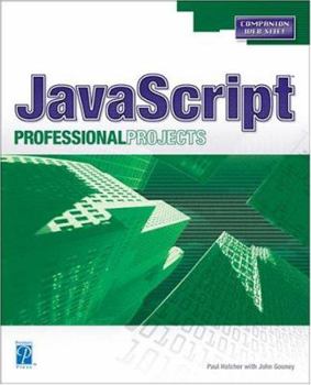 Paperback JavaScript Professional Projects Book