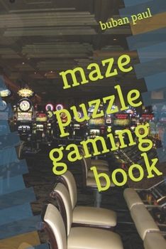 Paperback maze puzzle gaming book