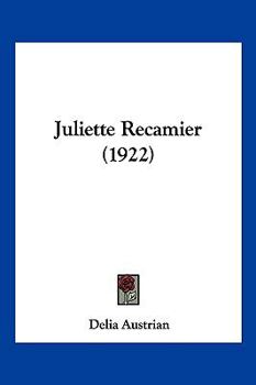 Paperback Juliette Recamier (1922) Book