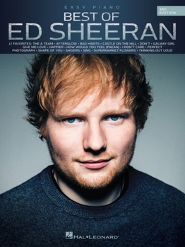 Paperback Best of Ed Sheeran - 3rd Edition Easy Piano Songbook Book