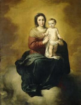 Paperback Mary and Child, Bartolom? Esteban Murillo. Blank Journal: 150 Blank Pages, 8,5x11 Inch (21.59 X 27.94 CM) Soft Cover / Paperback Book