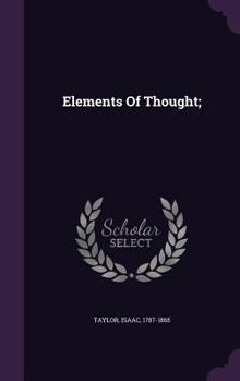 Hardcover Elements Of Thought; Book