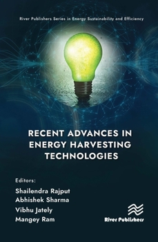 Hardcover Recent Advances in Energy Harvesting Technologies Book