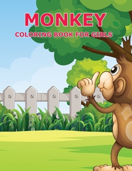 Monkey Coloring Book For Girls