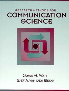 Hardcover Research Methods for Communication Science Book