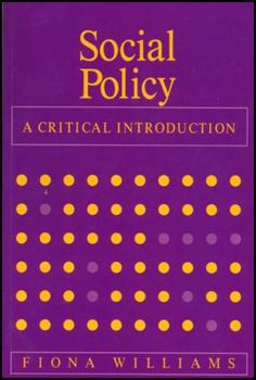 Paperback Social Policy: A Critical Introduction Book