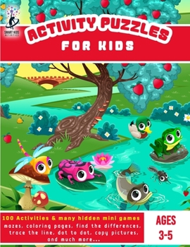 Paperback Activity Puzzles for Kids: Let your child Explore the World Through Fun and Educational Activities! Book