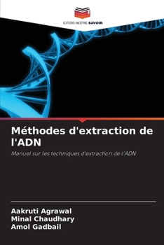 Paperback Méthodes d'extraction de l'ADN [French] Book