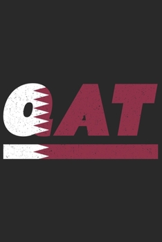 QAT: Katar Tagesplaner mit 120 Seiten in weiß. Organizer auch als Terminkalender, Kalender oder Planer mit der katarischen Flagge verwendbar (German Edition)