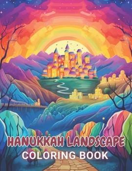 Paperback Hanukkah Landscape Coloring Book: eautiful and High-Quality Design To Relax and Enjoy Book