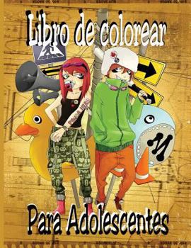Paperback Libro de colorear para adolescentes [Spanish] Book