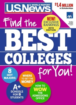 Paperback Best Colleges 2019: Find the Best Colleges for You! Book