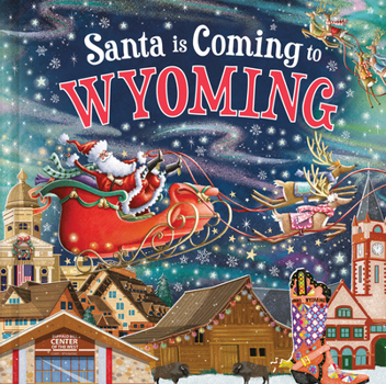 Hardcover Santa Is Coming to Wyoming Book