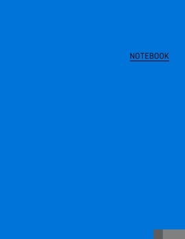 Composition Notebook: Blue College Ruled Notebook | Trendy Notebook For Student, Teacher |8.5 x 11 - (110 College-ruled ... - Journal, Notebook, Diary, Composition Book)