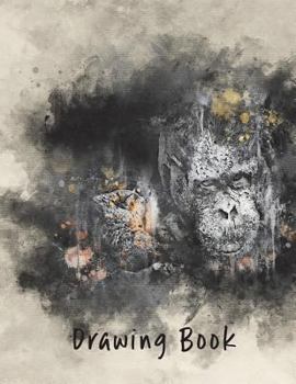 Drawing Book: Chimpanzee 2 8.5x11