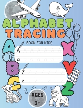 Paperback Alphabet Tracing Book: Funfilled Alphabet tracing book for kids Book