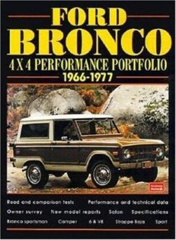 Paperback Ford Bronco 4x4 Performance Portfolio 1966-1977 Book