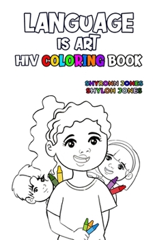 Paperback Language Is Art HIV COLORING BOOK