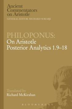 Paperback Philoponus: On Aristotle Posterior Analytics 1.9-18 Book