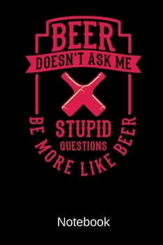 Paperback Be More Like Beer Notebook: Dot Grid Notebook With 120 Pages Book