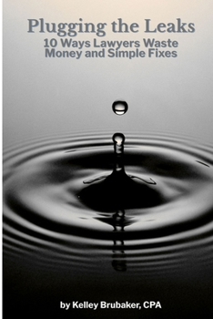 Paperback Plugging the Leaks: 10 Ways Lawyers Waste Money and Simple Fixes Book