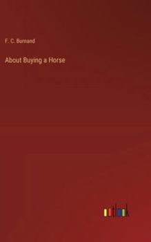 Hardcover About Buying a Horse Book