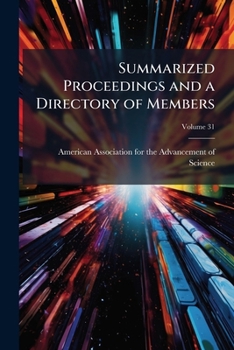 Paperback Summarized Proceedings and a Directory of Members; Volume 31 Book