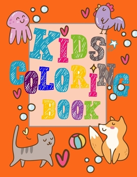 Paperback kids coloring book: Giant Toddler Coloring book, Coloring Books for Kids & Toddlers. A Big and jumbo coloring book Easy, Large, Giant pict Book