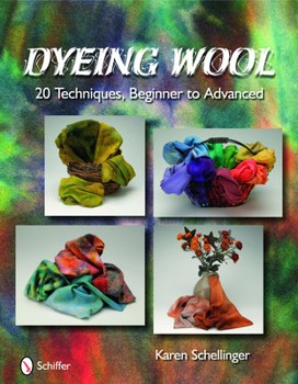 Hardcover Dyeing Wool Book
