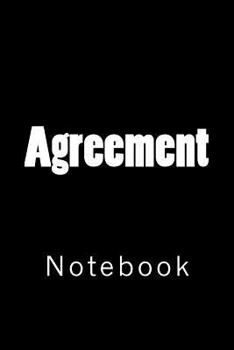Paperback Agreement: Notebook Book