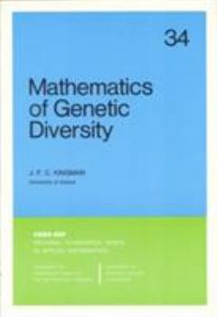 Paperback Mathematics of Genetic Diversity Book