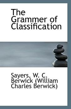 Paperback The Grammer of Classification Book