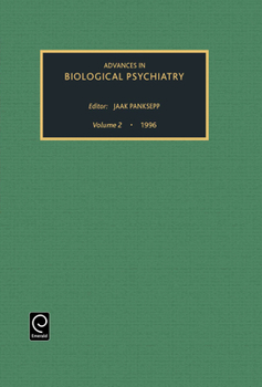 Hardcover Advances in Biological Psychiatry, Volume 2 Book