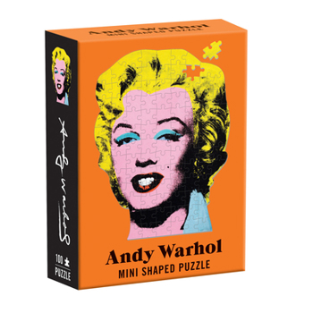 Board Game Andy Warhol Mini Shaped Puzzle Marilyn Book