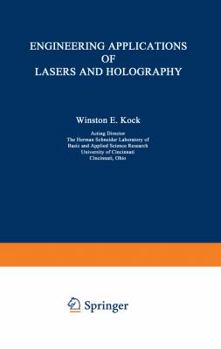 Paperback Engineering Applications of Lasers and Holography Book