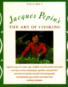 Paperback Jacques Pepin's The Art Of Cooking Volume 1 Book