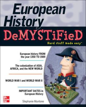 Paperback European History Demystified Book
